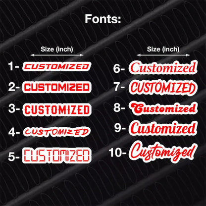 Custom Car Name Emblem Badge Custom