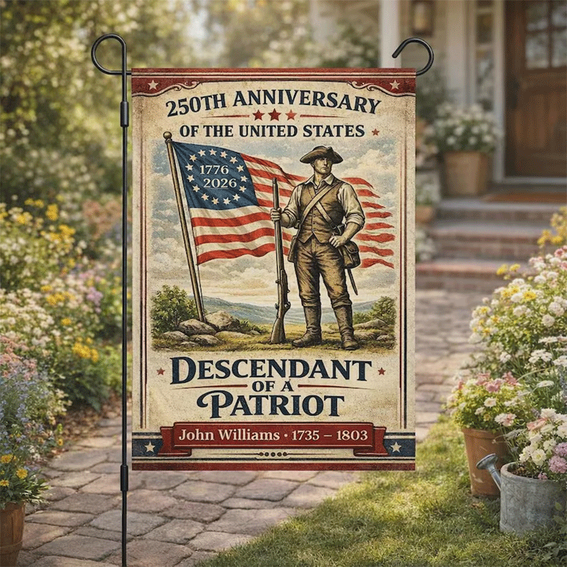 America 250th Anniversary Garden Flag