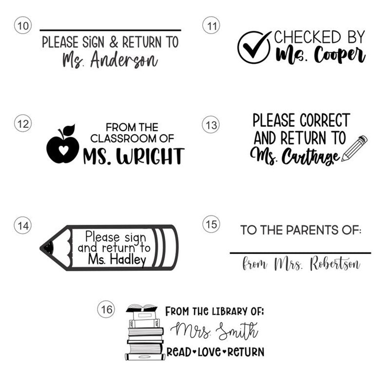 Personalized Teacher Stamp | Teacher Stamper | Personalized Teacher Gift