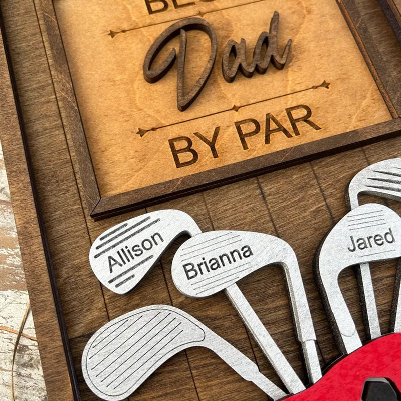 Personalized Dad or Grandpa Golf Sign