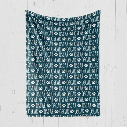 Custom Dog or Cat Name Blanket