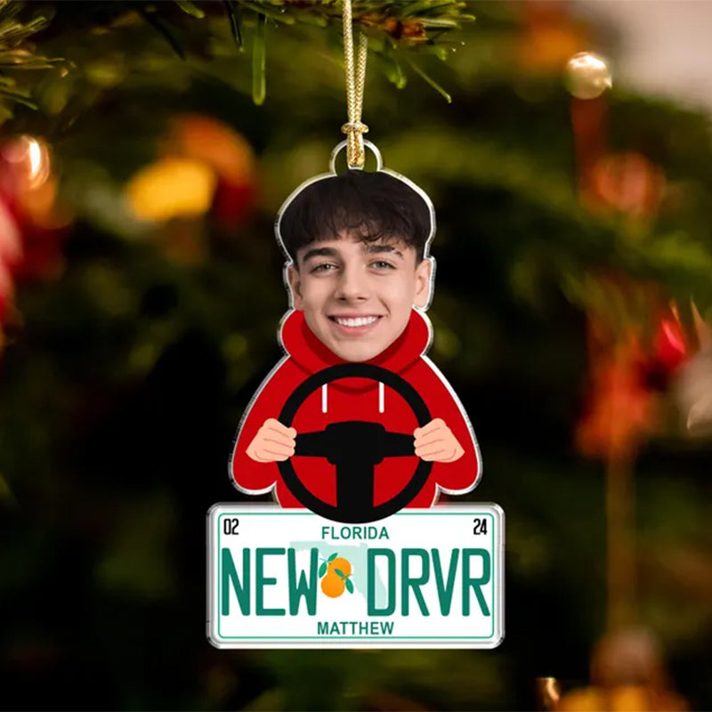 New Driver Ornament 2025, State License Ornament