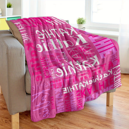 Blanket Personalized Flannel Throw Blanket for Son Daughter