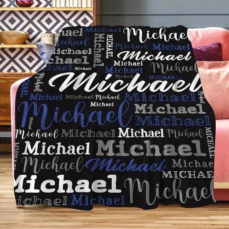 Personalized & Customizable Name Blanket