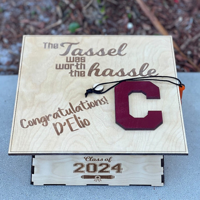 Personalized Graduation Cap Card Box