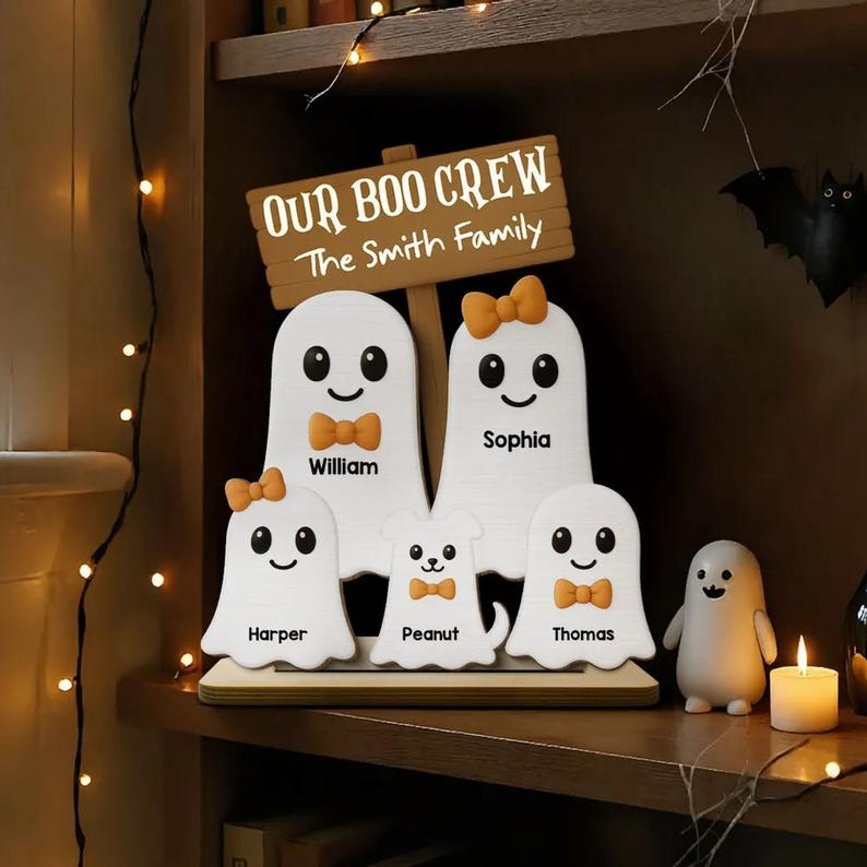 Personalized Halloween Family Sign