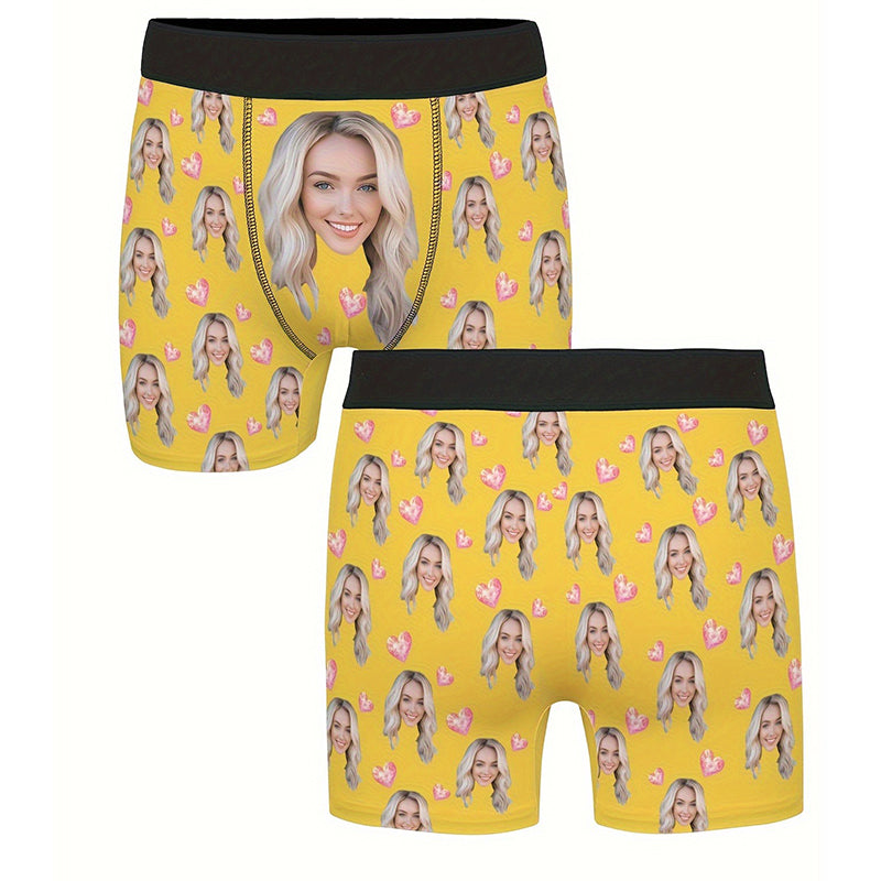 Men's Custom Boxer Briefs - Personalized Photo