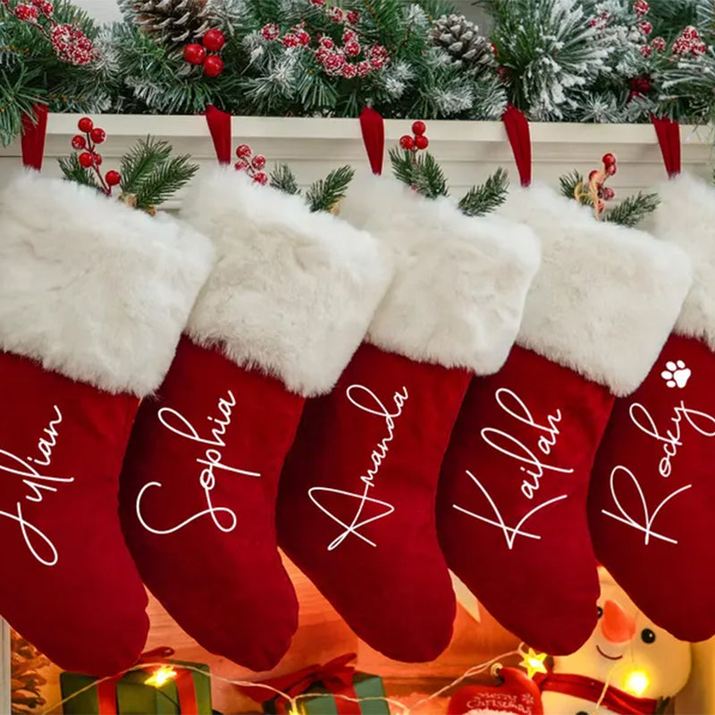 Family Personalized Christmas Stockings