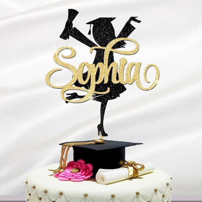 Personalized Graduation Congrats Decor Cake Topper