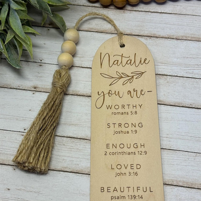 Bible bookmarks, personalized Baptism gift, first communion