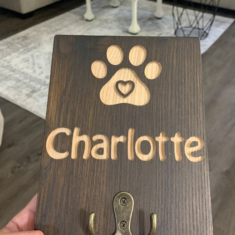 Customized Leash Holder, Dog Lovers Gift Personalized