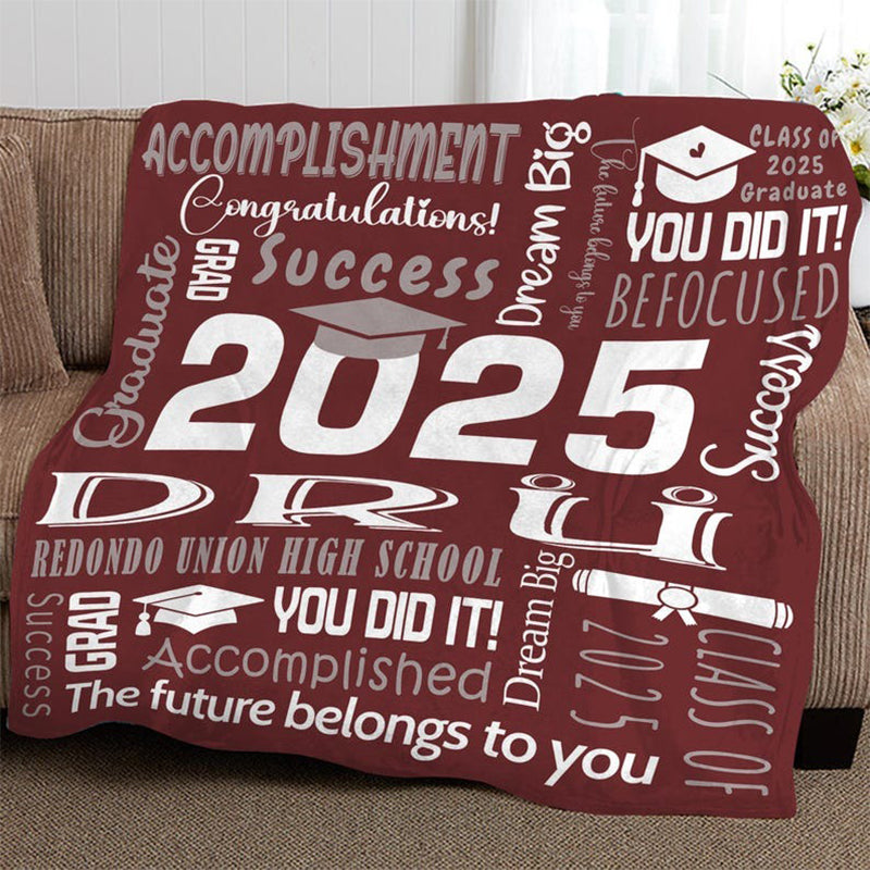 Graduation Blanket,Personalized Graduation Blanket