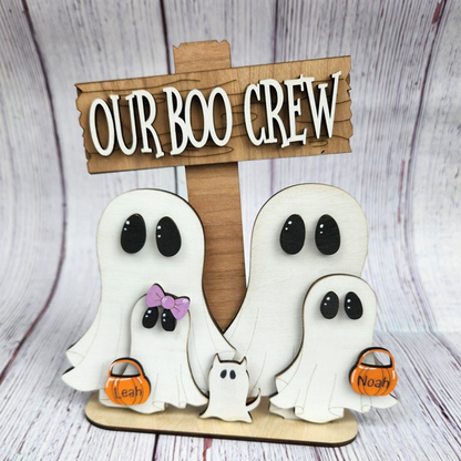Personalized Family Halloween decor, Ghost Halloween decor