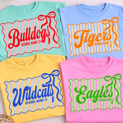 Custom School Mascot Shirt, Personalized Sport Shirt, Custom Team Logo Shirt
