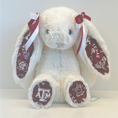 Custom Collegiate Jellycat Bunny: College Acceptance, Graduation