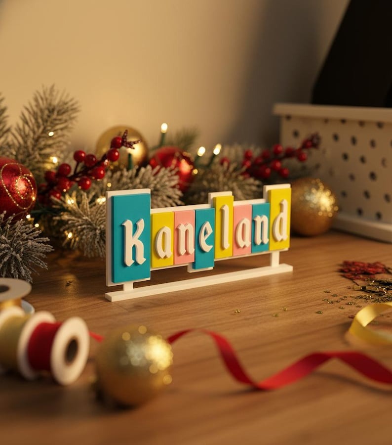 Personalized Desk Name Plate, Desk Name Disney Sign