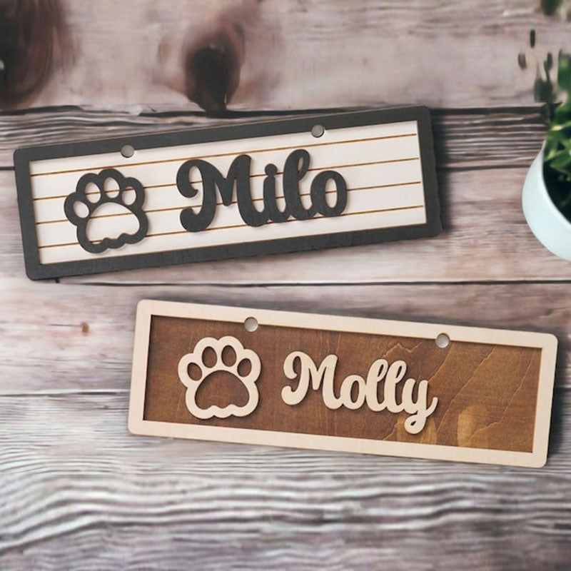 Dog House Sign, Dog House Tag, Personalized Gift