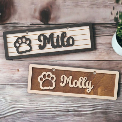 Dog House Sign, Dog House Tag, Personalized Gift