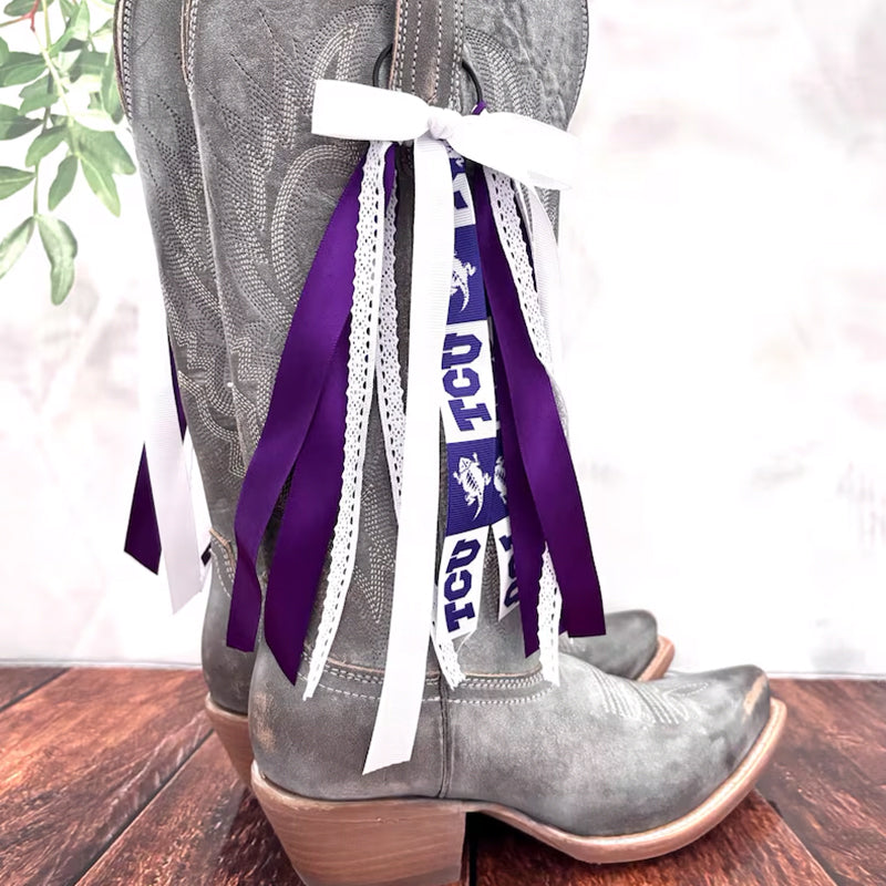 School Spirit Boot Bows, Bows for Boots, Pair