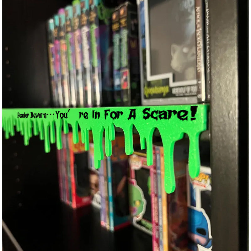 Slime Drip Bookshelf Decor | Blood Drip Bookshelf Decor