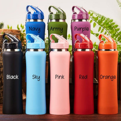 Engraved Water Bottles with Straw,Insulated Water Bottles