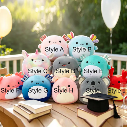 Custom Squishmallow Class of 2026,Plush Gift with Name & Year  Graduation Gift