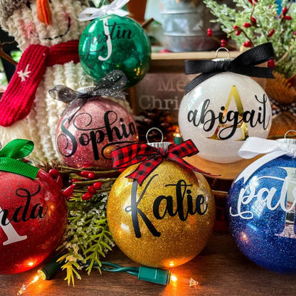 Christmas Name Ornaments