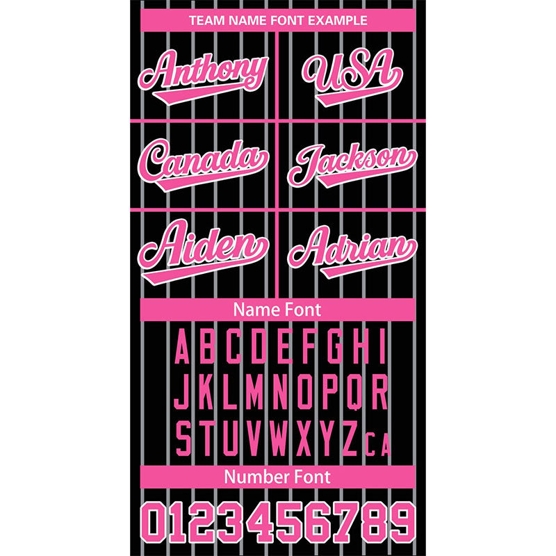 Personalized Name Team,Custom Stripe Line Color Baseball