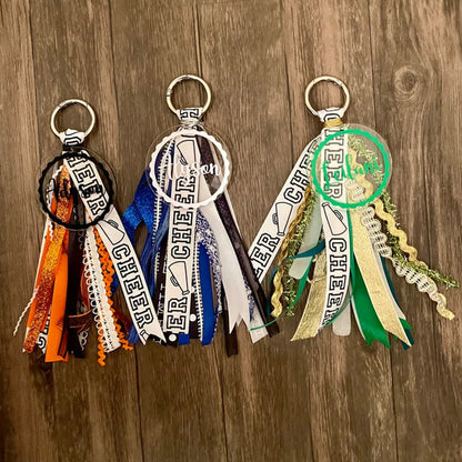 Sports theme Monogram Bogg Bag Charm Tassel