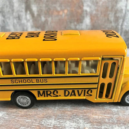 Personalized Alloy School Bus, Back To School Gifts for Kids