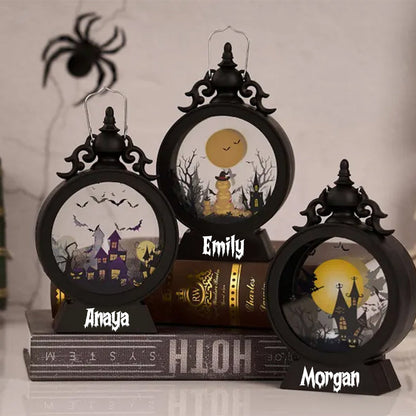 Personalized Kids Halloween Light,Custom Halloween Lantern with name