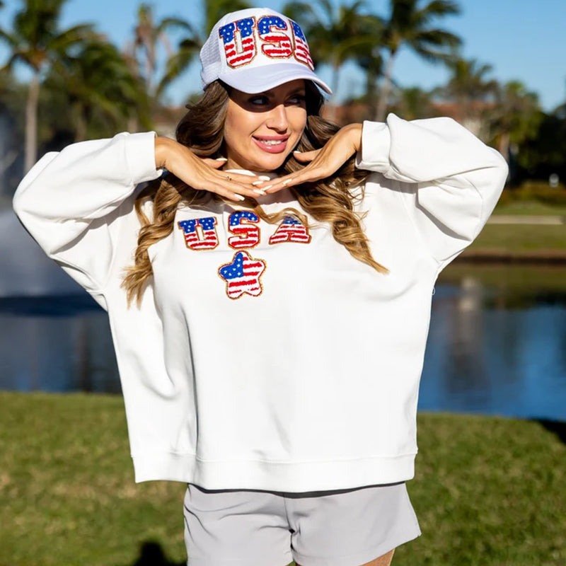 USA Trucker cap, Custom Caps, 4th of July Caps