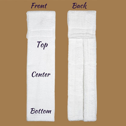 Custom sports towel personalized for athlete towel for QB football towel