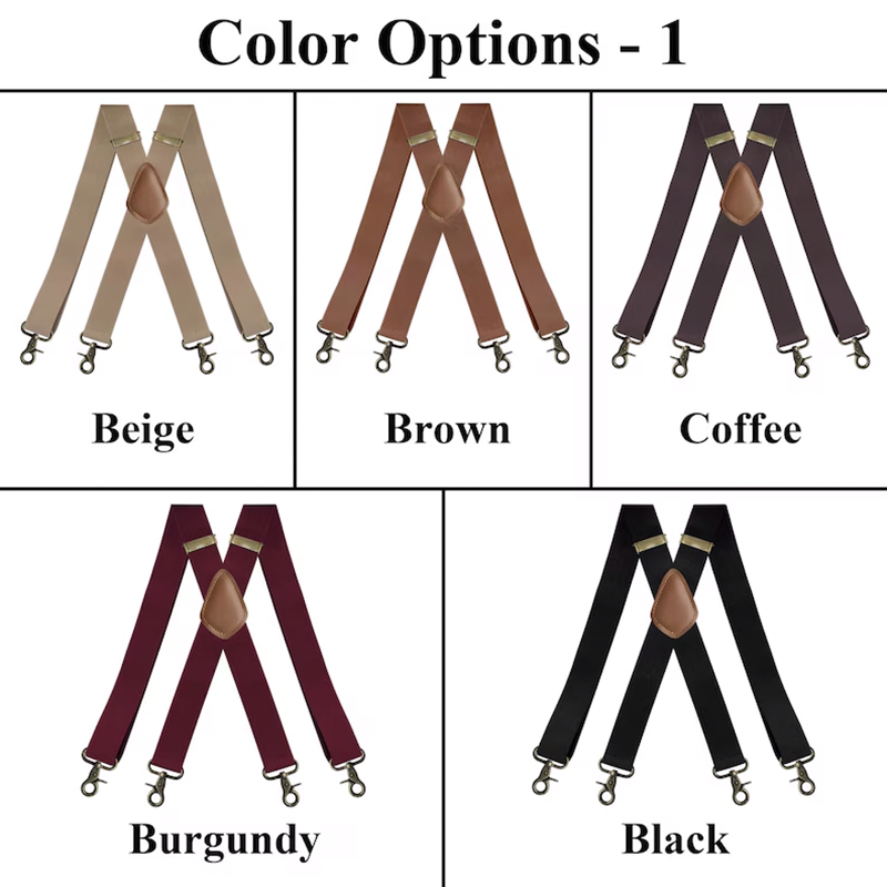 Custom Leather Suspenders,Personalized Suspenders