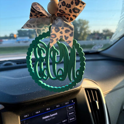 Car charm rear view mirror | Cheetah car mirror charm