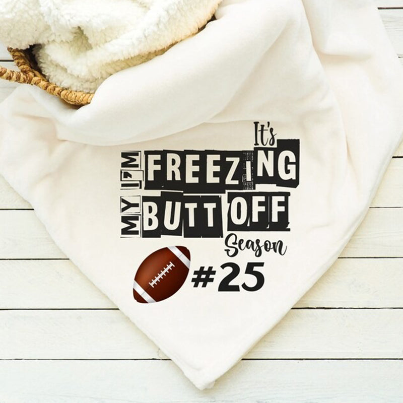 Custom Football Blanket Football Personalized Gift Football Gift