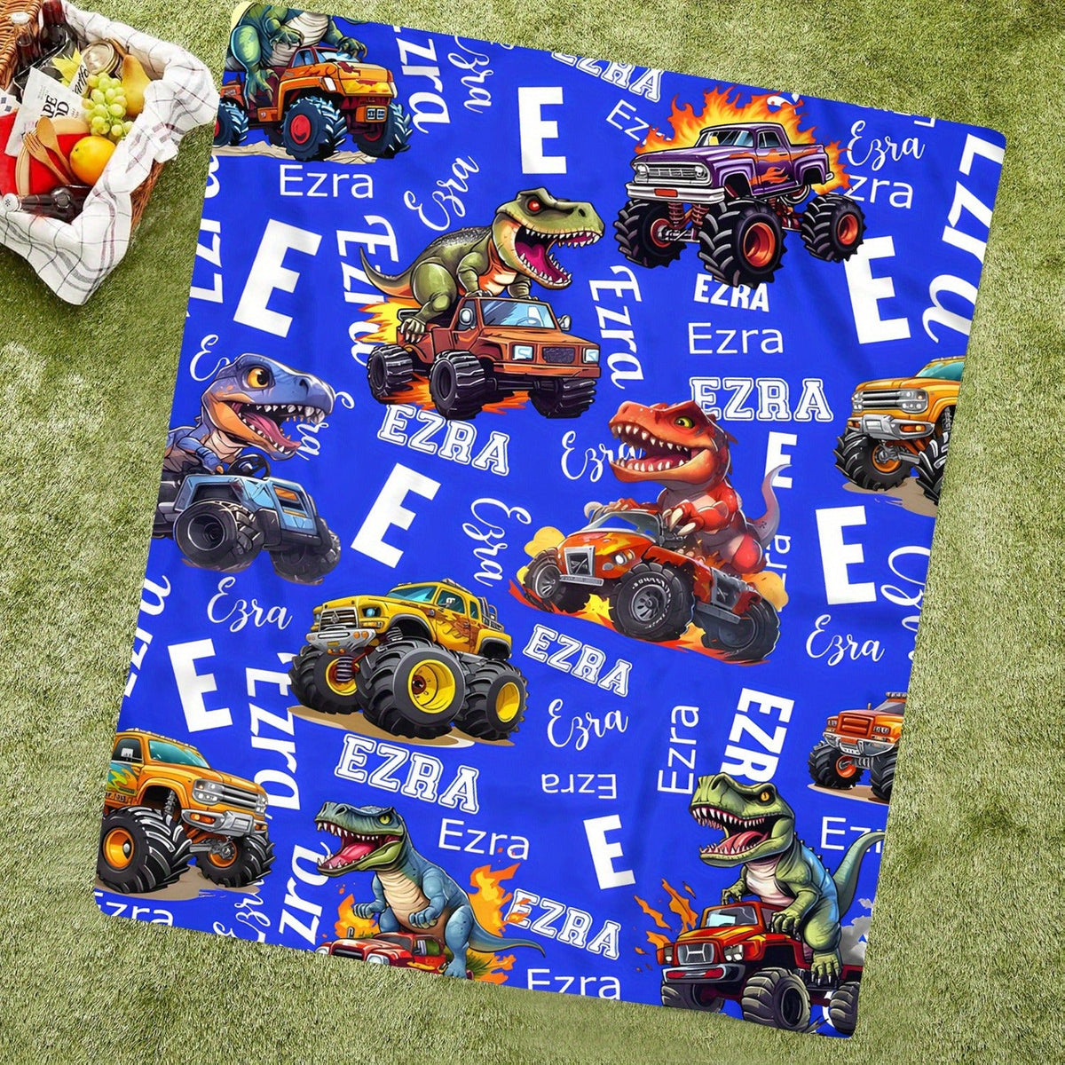 Personalized Flannel Throw Blanket