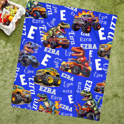 Personalized Flannel Throw Blanket
