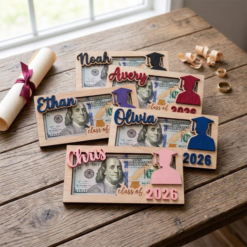 Graduation Money Holder, 2026 Personalized Graduation Gift