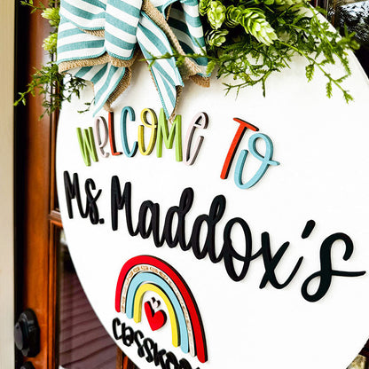 Classroom Door Hanger | Teacher Door Hanger | End of Year Teacher Gift