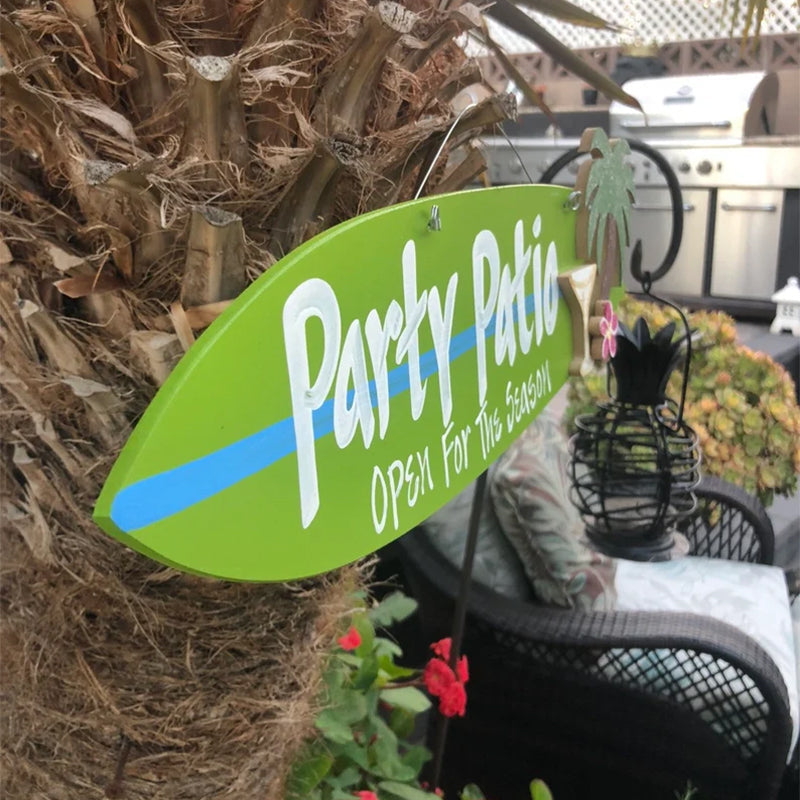 Handmade Surfboard Sign,Personalized