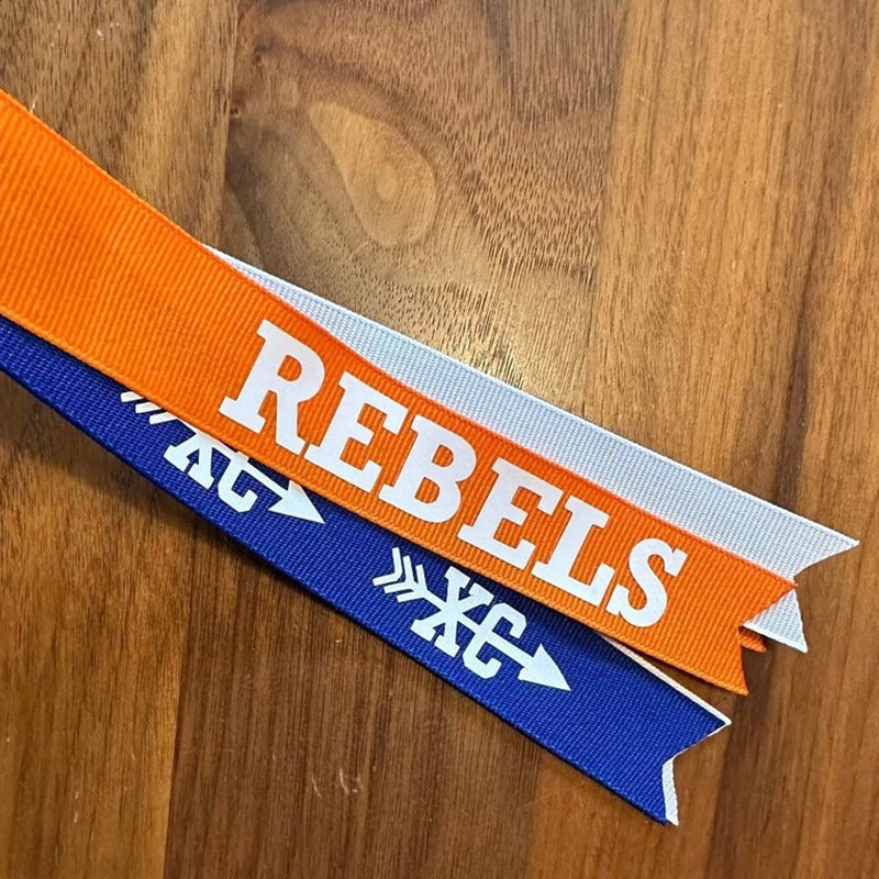 Custom Cross Country Ribbons, Personalized Sports Team Ribbon