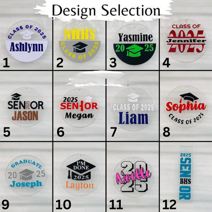 Personalized Graduation Keychain 2025, Graduate Gift, Senior 2025 Gift Idea