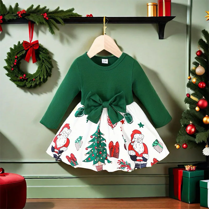 First Christmas Baby Girl Dress|Personalized Baby Girl Outfit