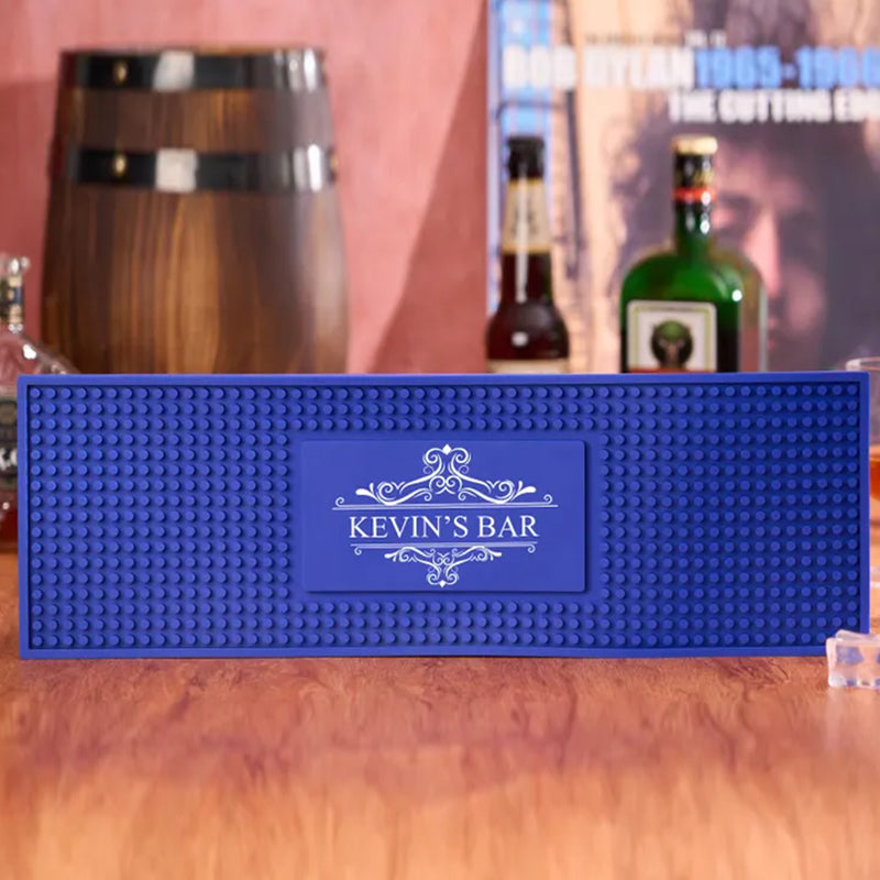 Personalized Bar Mat,Custom Bar Runner,Home Bar Pub Accessories Art