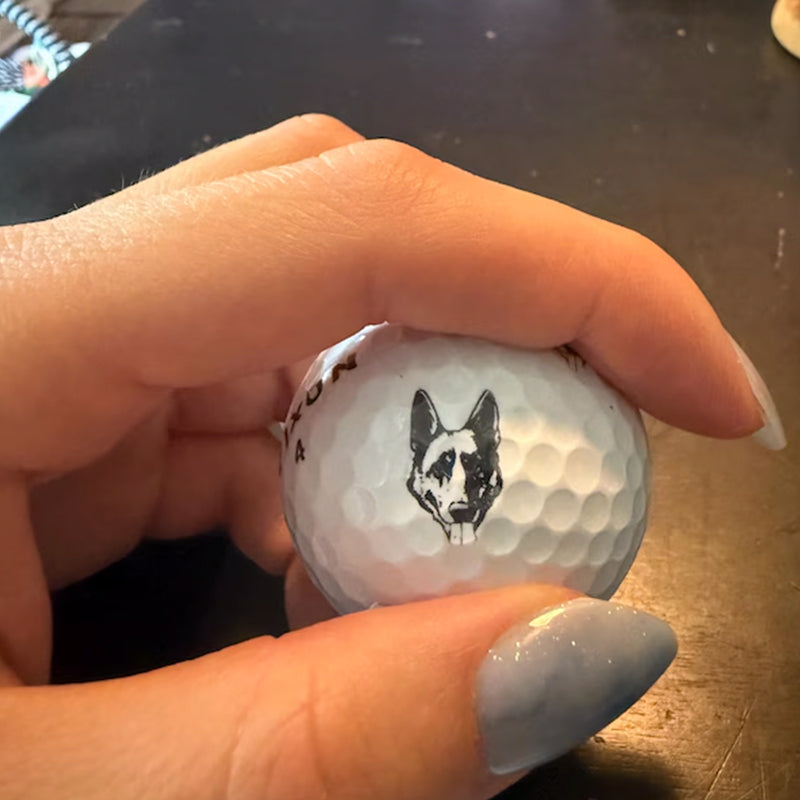 Pet Golf Ball Stamp, Photo Golf Stamp, Custom Ball Marker