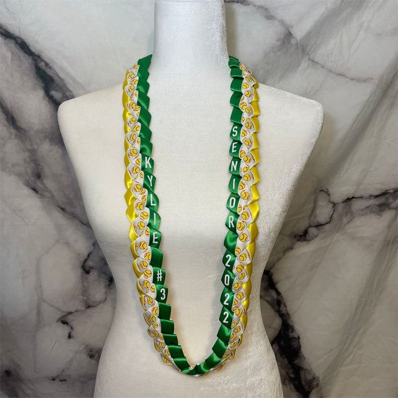 Basketball Soccer Softball Ribbon Lei Graduation Gift