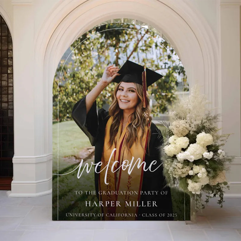 Acrylic Graduation Party Sign | Custom Graduation Sign