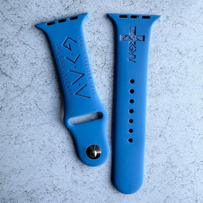 God is Greater than Highs and Lows Apple Watch Band