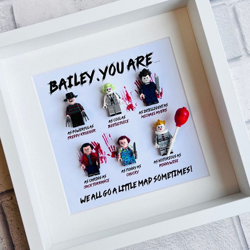 In This House We… Horror Gift Frame (Halloween Scary Movie)